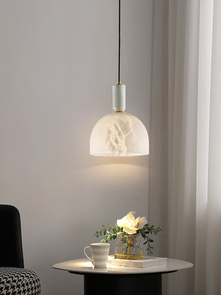 Brass Blair Alabaster Pendant Light