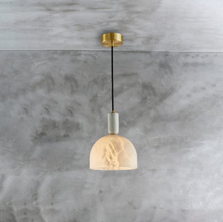 Brass Blair Alabaster Pendant Light