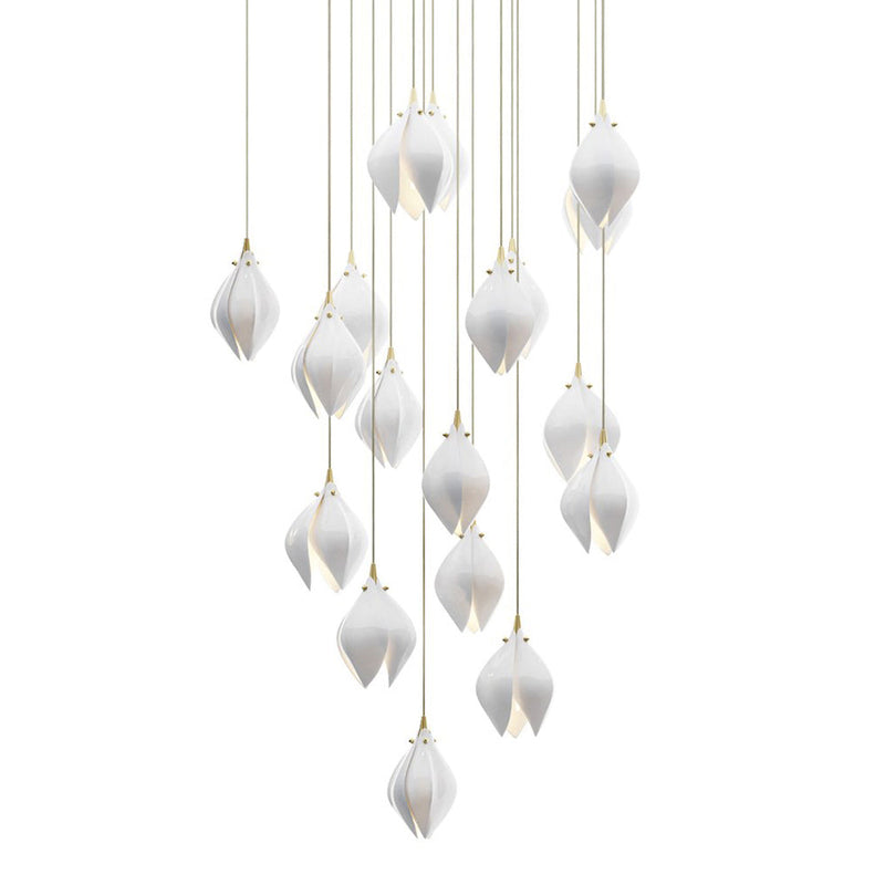 Bloom Porcelain Petals Pendant Light | Korewolamp