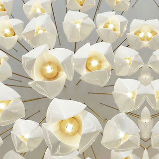 Bloom Porcelain Petals Pendant Light