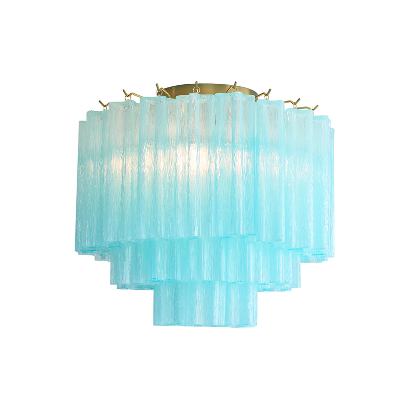 Blue Glass Tube Murano Ceiling Lamp | Korewolamp