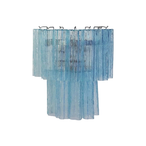 Star Shaped Blue Textured Glass Wall Lamp | Korewolamp