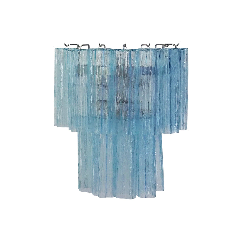 Star Shaped Blue Textured Glass Wall Lamp | Korewolamp