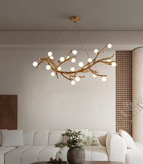 Boho Tree Branch Chandelier