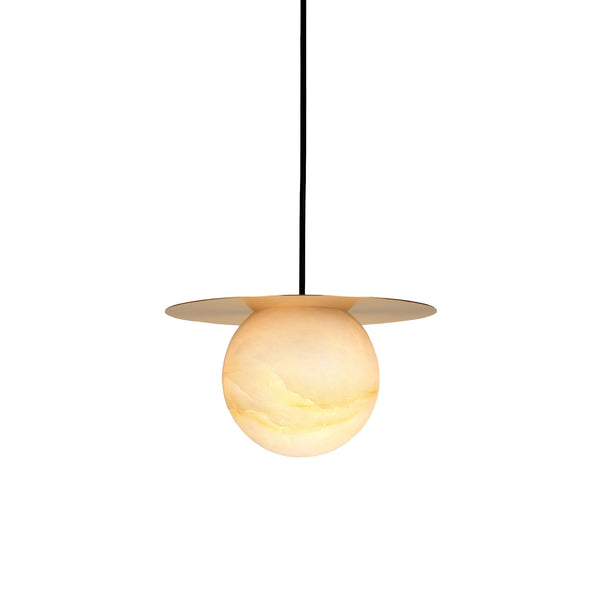 Alabaster Borra Pendant Light