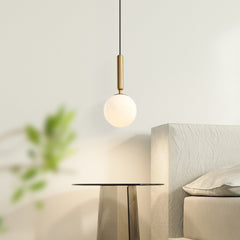 Bosso Brass Alabaster Pendant Lamp