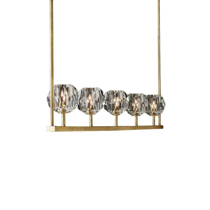 Boule De Cristal Linear Chandelier | Korewolamp