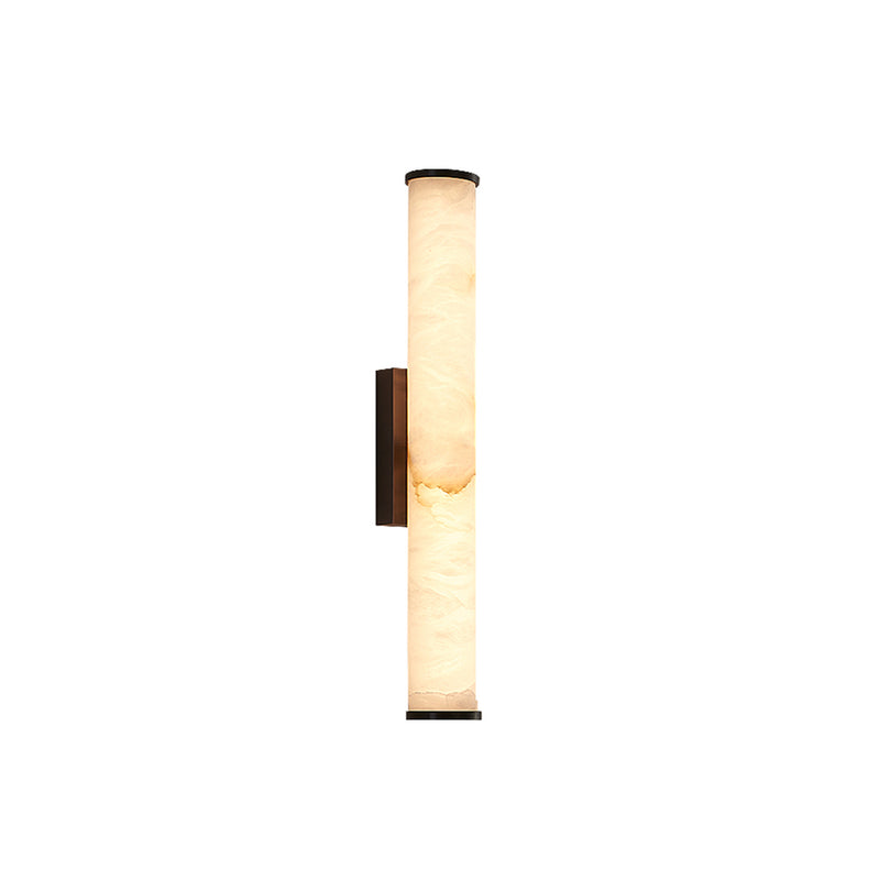 Cylindrical Callisto Alabaster Wall Lamp | Korewolamp