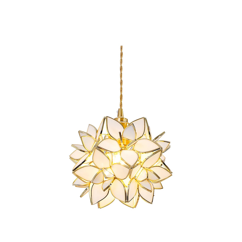 Floral Glass Pendant Lamp | Korewolamp