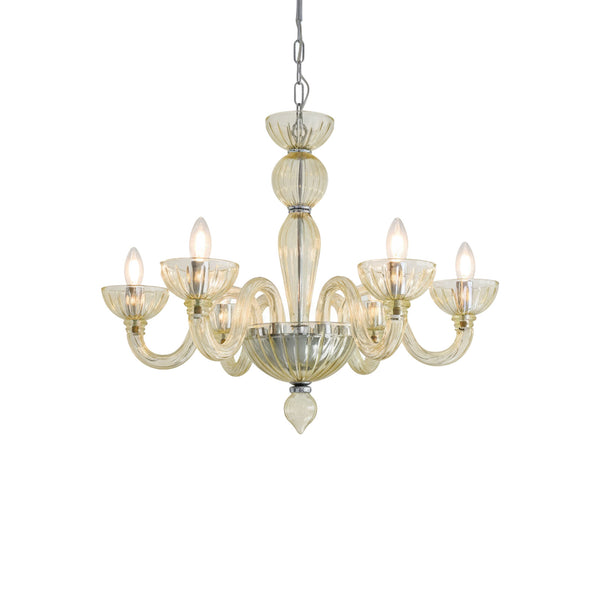 Champagne Ares Murano Glass Chandelier