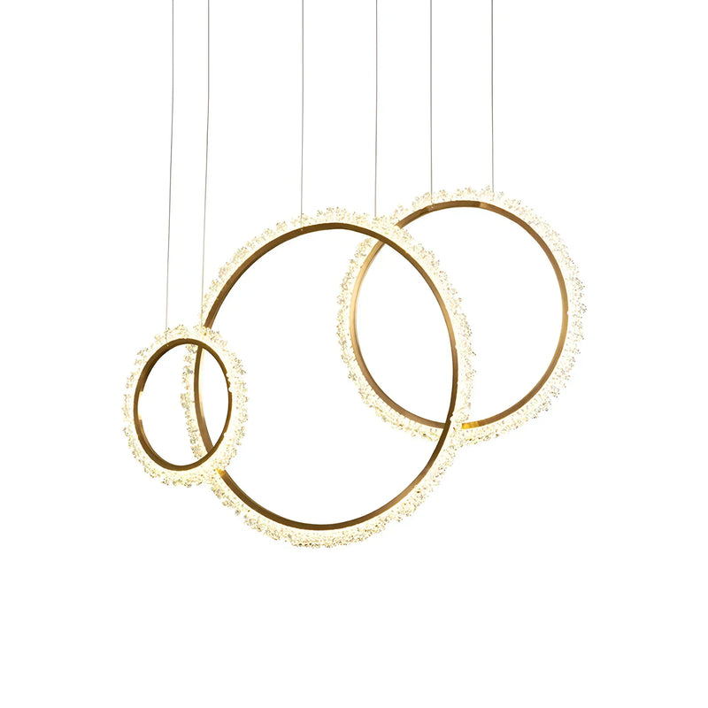 Circle Crystal Chandelier | Korewolamp