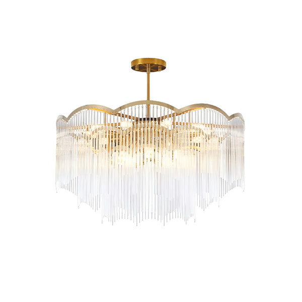 Classic Maria Glass Rod Chandelier