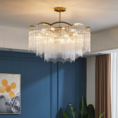 Classic Maria Glass Rod Chandelier