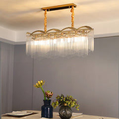 Classic Maria Glass Rod Chandelier