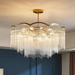 Classic Maria Glass Rod Chandelier