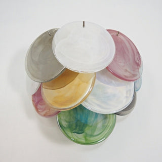 Colorful Murano Disc Wall Lamp