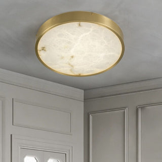 Column Marble Round Ceiling Lamp