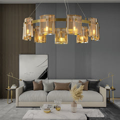 Modern Corlota Glass Chandelier