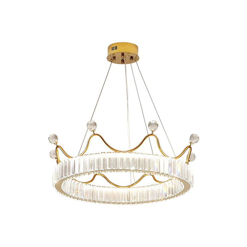 Crown Crystal Round Crystal Chandelier | Korewolamp