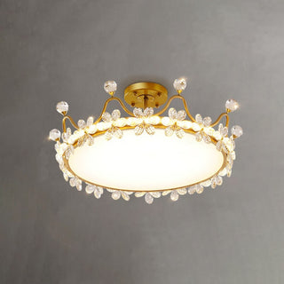 Crystal Crown LED Ceiling Light