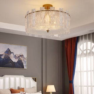 Crystal Gold Ceiling Lamp