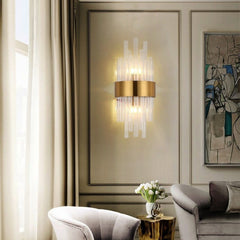 Crystal Tube Modern Wall Lamp