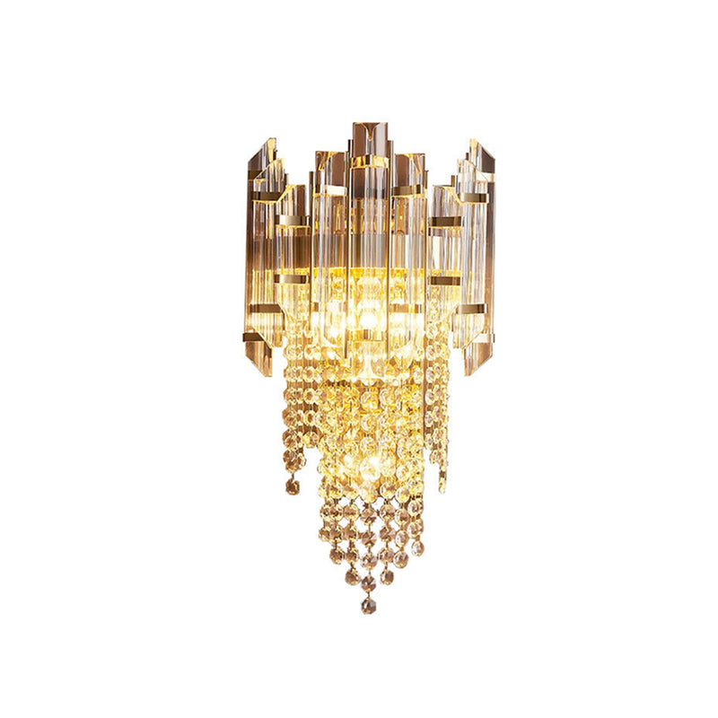 Crystal Tiered Luxury Wall Lamp | Korewolamp