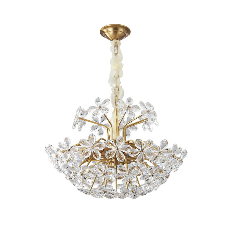 Crystal Flower Chandelier | Korewolamp