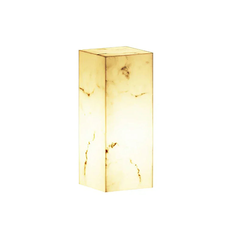 Cube Imitation Marble Landing Outdoor Light | Korewolamp