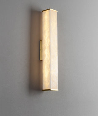 Cuboid Alabaster Wall Light