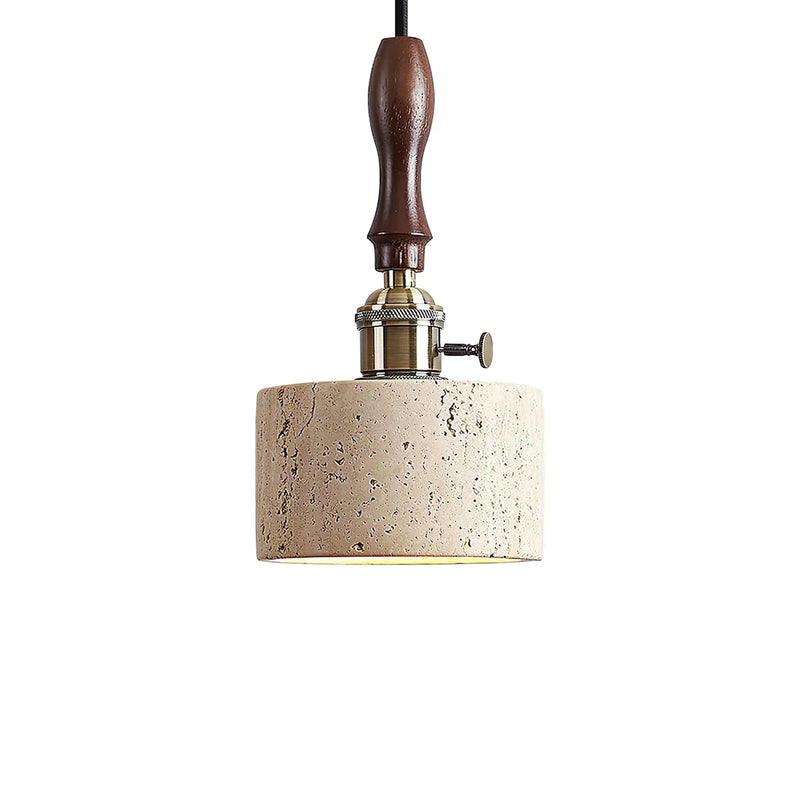 Cylinder Franciska Travertine Pendant Lamp | Korewolamp