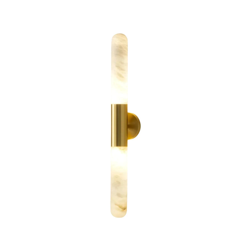 Cylindrical Alabaster Slim Wall Lamp | Korewolamp