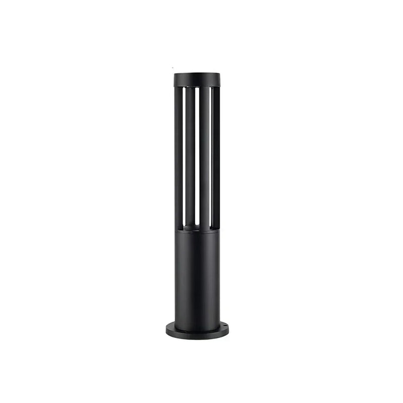 Cylindrical Black Garden Outdoor Light | Korewolamp