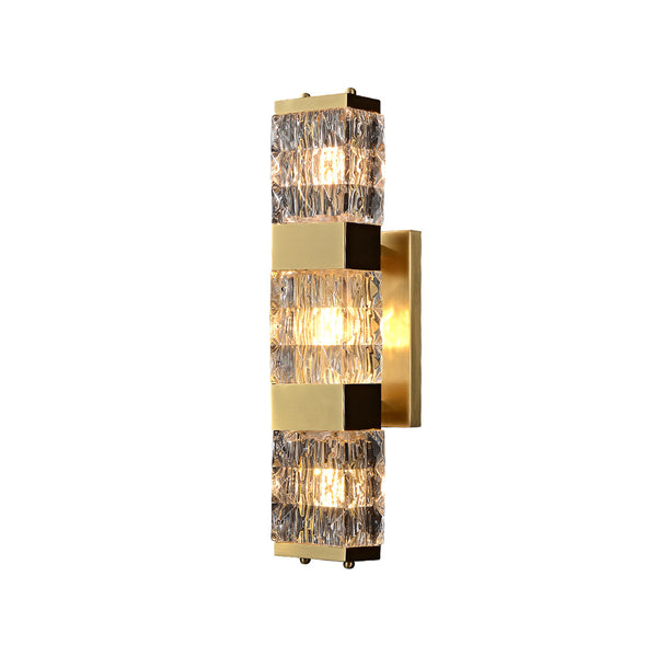 Dacio Golden Luxury Crystal Wall Lamp