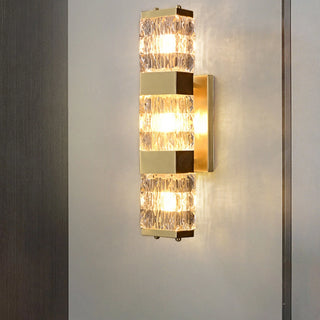 Dacio Golden Luxury Crystal Wall Lamp