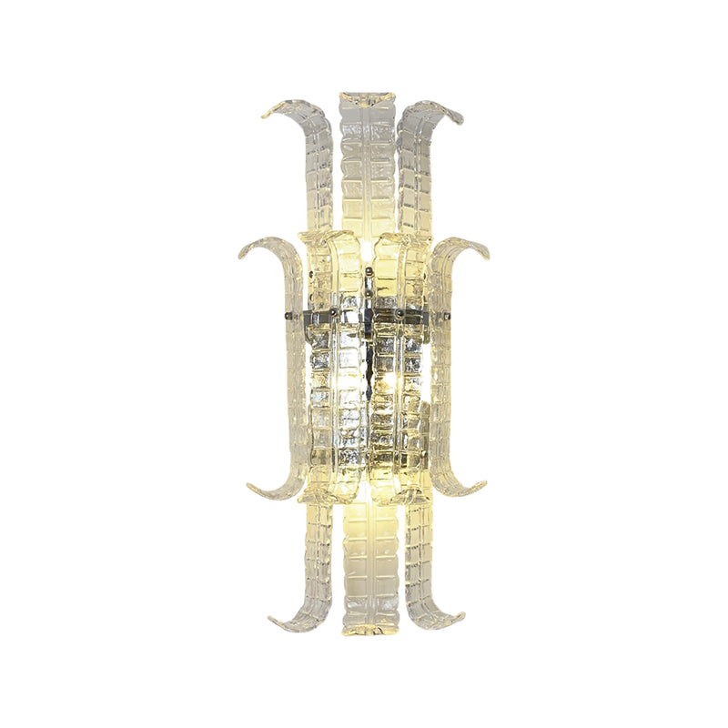 Elegant Murano Leaf Shape Glass Wall Sconce | Korewolamp