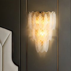 Feather Crystal Wall Lamp