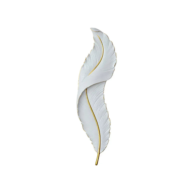 Feather Sculpture Wall Lamp | Korewolamp