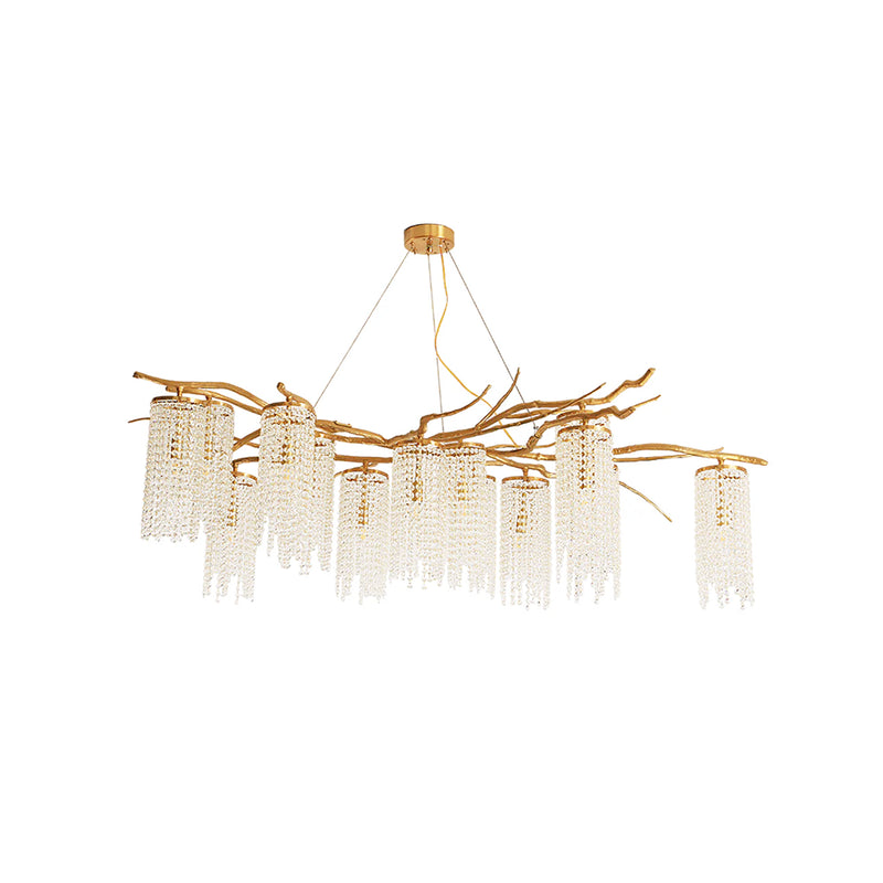 Forest Dawn Brass Chandelier | Korewolamp