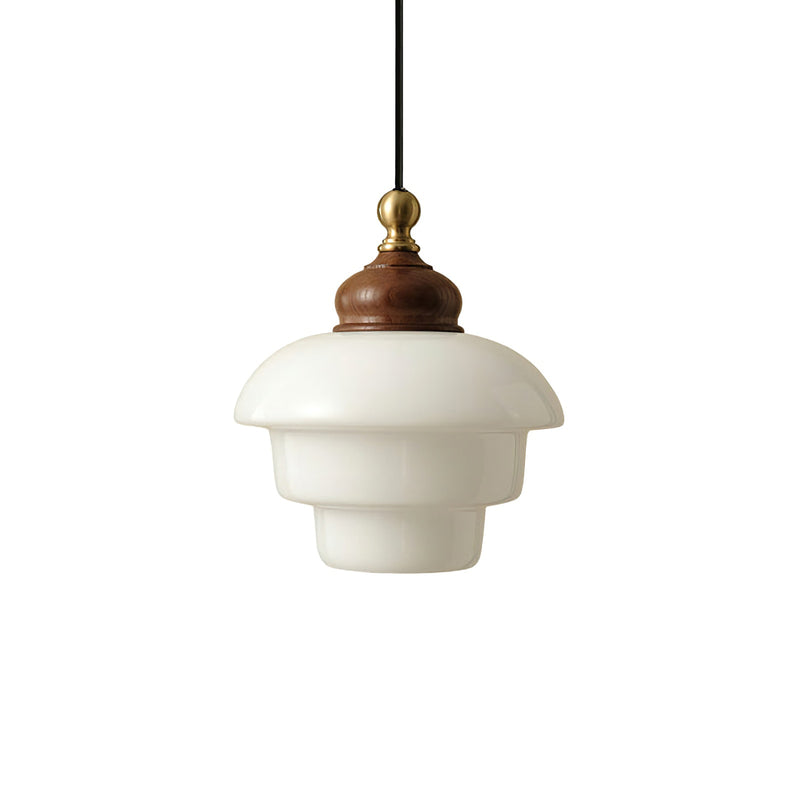 Nordic Cream White Glass Pendant Lights | Korewolamp