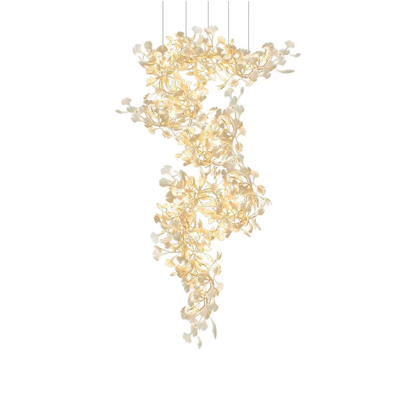 Gingko Ceramic Chandelier F | Korewolamp