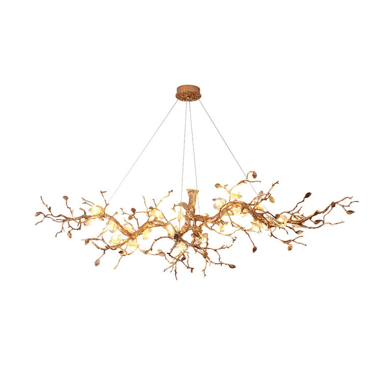 Glass Flower Tree Branch Chandelier | Korewolamp