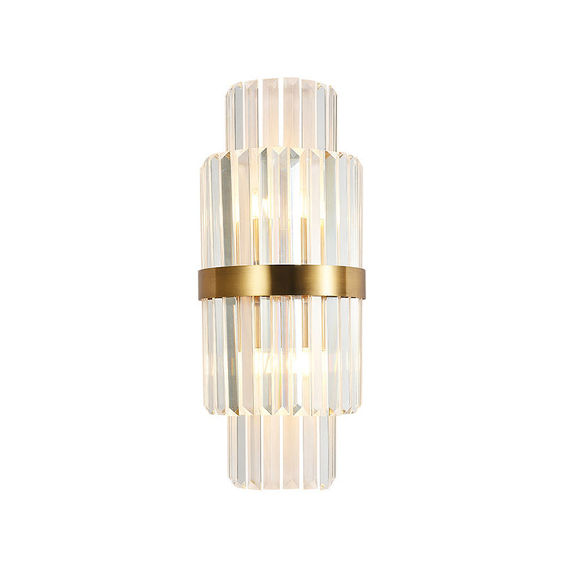 Rectangular Crystal Strip Elegant Wall Lamp | Korewolamp