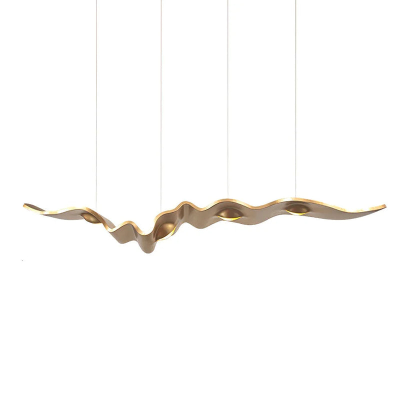 Gold Ribbon Chandelier | Korewolamp