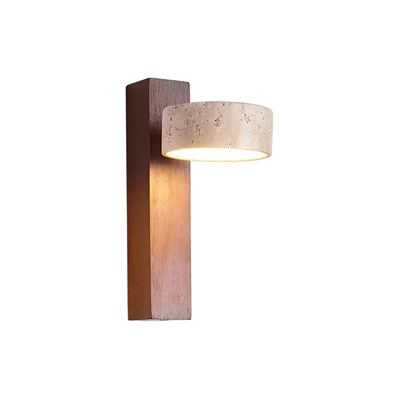 Grove Beam Travertine Wall Lamp | Korewolamp
