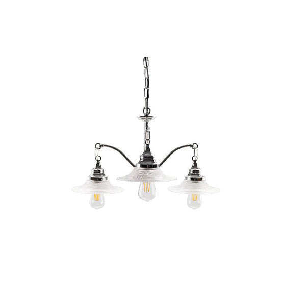 Farmhouse Glass Chandelier