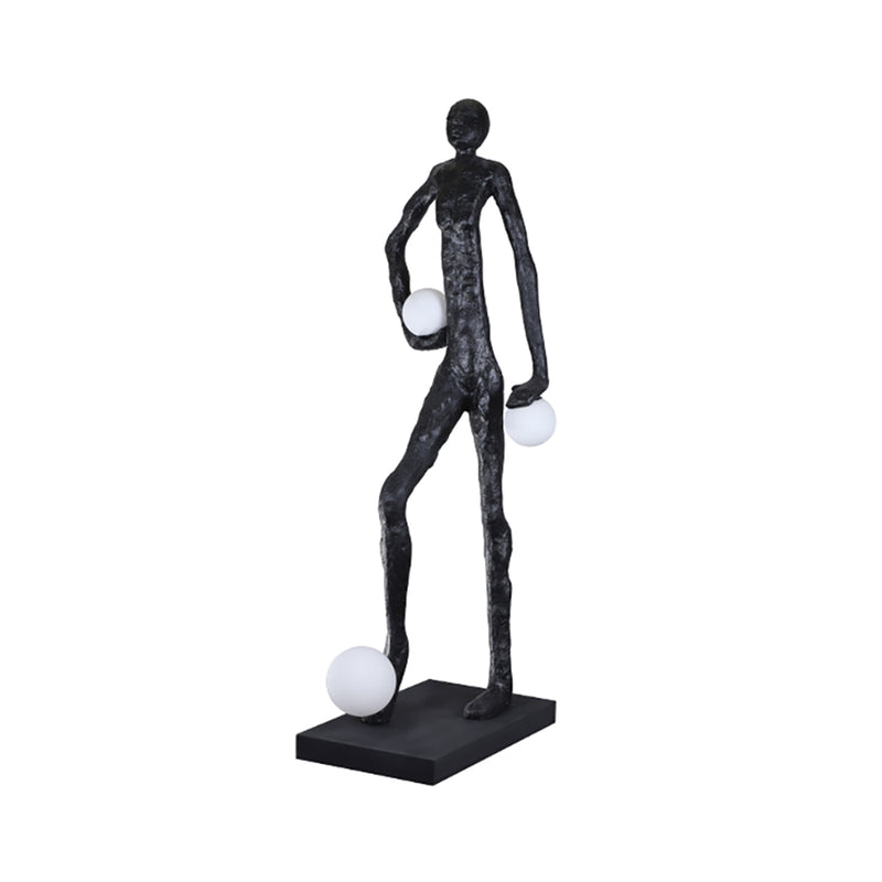 Kicking Ball Sculpture Character Floor Lamp | Korewolamp