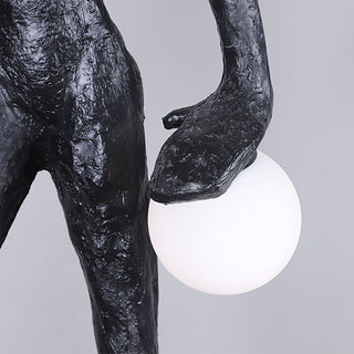 Kicking Ball Sculpture Floor Lamp