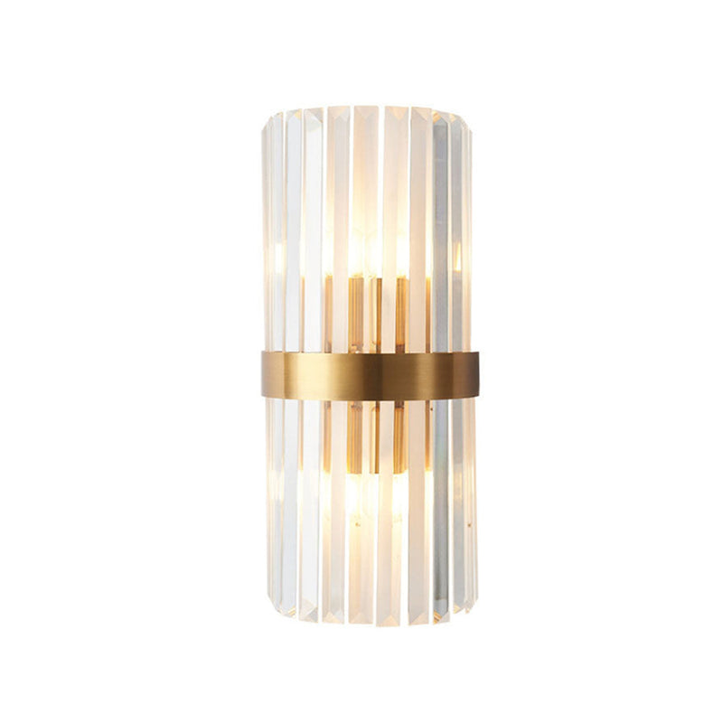 Laylq Cylinder Crystal Wall Light | Korewolamp