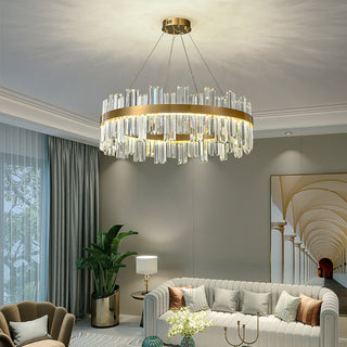 LED Luxury Round Crystal Chandelier